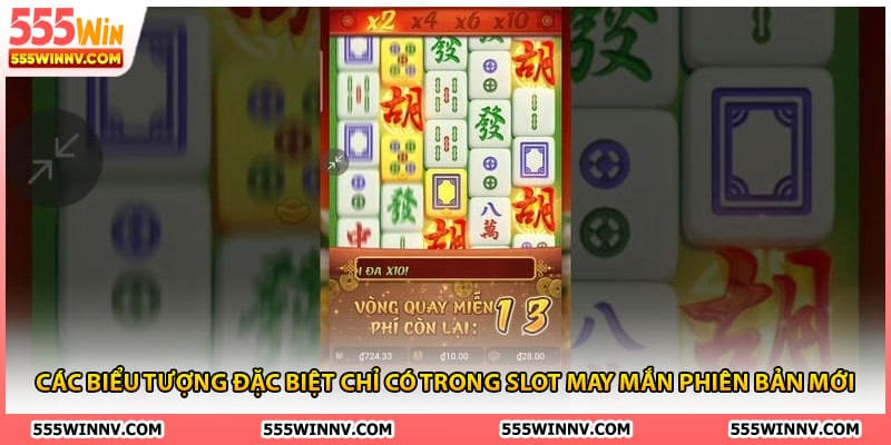 Các biểu tượng đặc biệt chỉ có trong slot may mắn phiên bản mới 