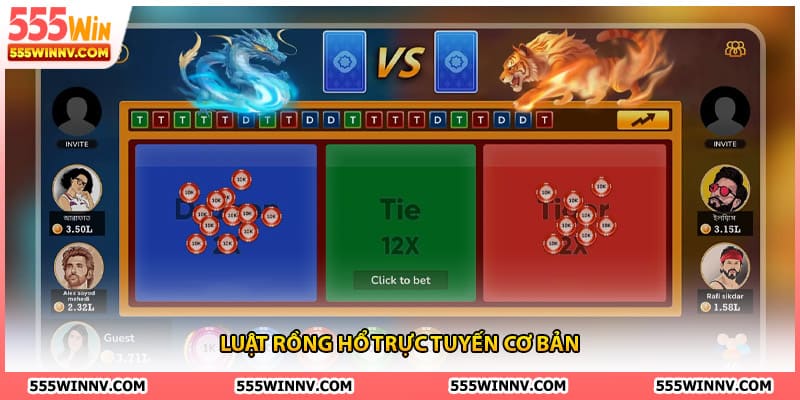 Luật rồng hổ trực tuyến cơ bản